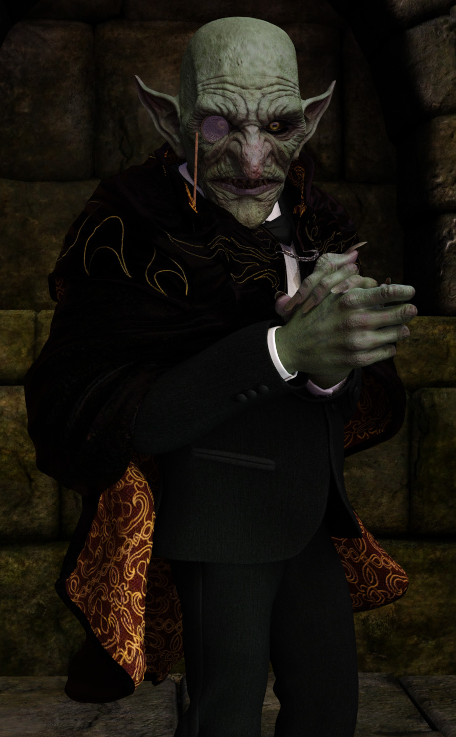 Goblin Vampire Crown Digital Art